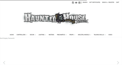 Desktop Screenshot of hauntedhousecreations.com